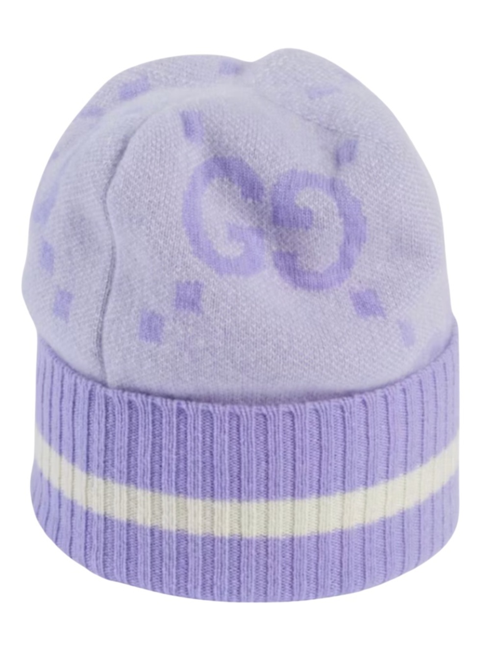 NWT Gucci Cashmere Beanie Lilac Medium